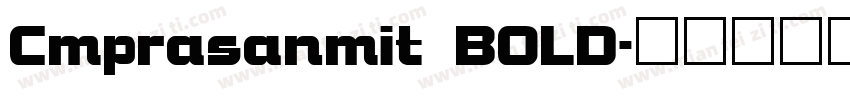 Cmprasanmit BOLD字体转换